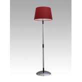 Lampa podłogowa Dallas 4 5756 hotelowa abażur bordowy