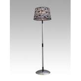 Lampa podłogowa Dallas 13 5770 hotelowa abażur biały z czarnym wzorem