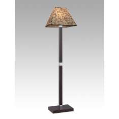 Lampa podłogowa Palmas 2 5831 hotelowa abażur beżowy z czarnym wzorem