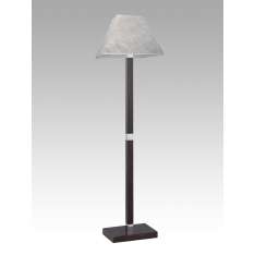 Lampa podłogowa Palmas 5 5855 hotelowa abażur srebrne nitki