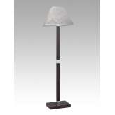 Lampa podłogowa Palmas 5 5855 hotelowa abażur srebrne nitki