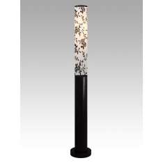 Lampa podłogowa Dubai 13 5985 hotelowa abażur biały z czarnym wzorem