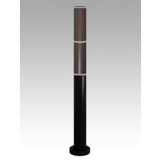 Lampa podłogowa Dubai 52 6029 hotelowa abażur brązowy | aluminiowe pasy