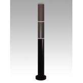 Lampa podłogowa Dubai 52 6029 hotelowa abażur brązowy | aluminiowe pasy