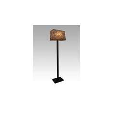 Lampa podłogowa Colombo 2 8955 hotelowa abażur beżowy z czarnym wzorem