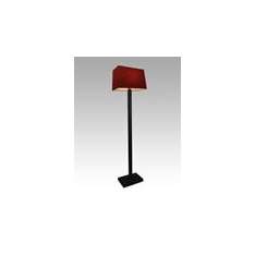 Lampa podłogowa Colombo 4 8962 hotelowa abażur bordowy