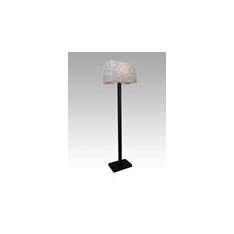 Lampa podłogowa Colombo 9 8993 hotelowa abażur szary z szarym wzorem