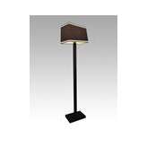 Lampa podłogowa Colombo 52 9082 hotelowa abażur brązowy | aluminiowe pasy