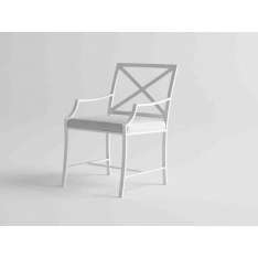 Aluminiowe krzesło ogrodowe z podłokietnikami 10Deka Agosto