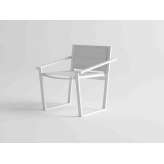 Aluminiowe krzesło ogrodowe z podłokietnikami 10Deka Costa