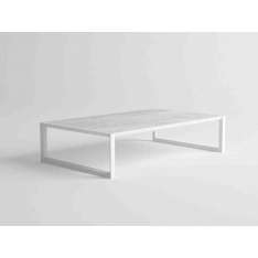 Niski prostokątny ogrodowy stolik boczny 10Deka Nubes