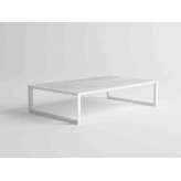 Niski prostokątny ogrodowy stolik boczny 10Deka Nubes