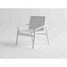 Aluminiowe krzesło ogrodowe z podłokietnikami 10Deka Pulvis