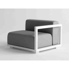 Fotel ogrodowy aluminiowy 10Deka Victus MODULAR SOFA LEFT ARMREST