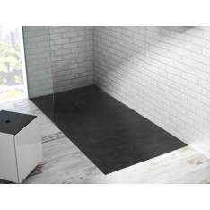 Brodzik prostokątny antypoślizgowy Akron© Acquabella BASE Beton