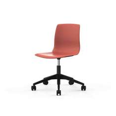 Tapicerowane krzesło biurowe z podstawą 5-Spoke na kółkach Actiu Noom 50