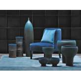 Wazon ceramiczny Adriani E Rossi Edizioni MR. BLUE