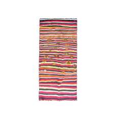 Prostokątny dywanik wełniany w paski Afolki Kilim TA373BE