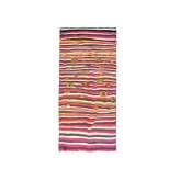 Prostokątny dywanik wełniany w paski Afolki Kilim TA373BE