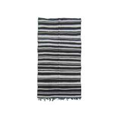 Prostokątny dywanik wełniany w paski Afolki Kilim TA401BE