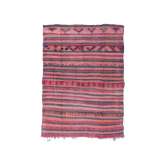 Prostokątny dywanik wełniany w paski Afolki Kilim TA55BE