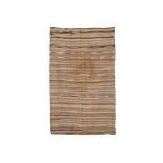 Prostokątny dywanik wełniany w paski Afolki Kilim TA605BE