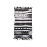 Prostokątny dywanik wełniany w paski Afolki Kilim TAA281BE