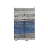 Prostokątny dywan wełniany z długim włosiem Afolki Oulmes TAA120BE