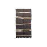 Prostokątny dywanik wełniany w paski Afolki Tata TA61BE