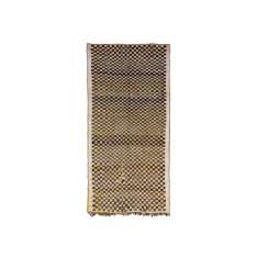 Prostokątny dywanik wełniany o geometrycznych kształtach Afolki Tazenacht TAA227BE