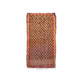 Prostokątny dywanik wełniany o geometrycznych kształtach Afolki Tazenacht TAA34BE