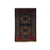 Wzorzysty prostokątny dywanik wełniany Afolki Tazenacht TAA500BE