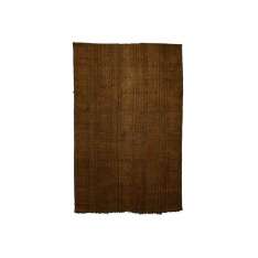 Prostokątna mata z drewna i skóry Afolki Tuareg ST034TU