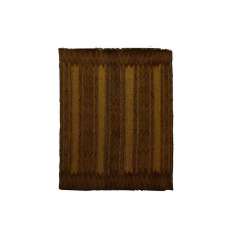 Prostokątna mata z drewna i skóry Afolki Tuareg ST041TU