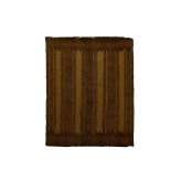 Prostokątna mata z drewna i skóry Afolki Tuareg ST041TU
