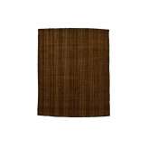 Prostokątna mata z drewna i skóry Afolki Tuareg ST051TU