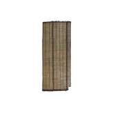 Prostokątna mata z drewna i skóry Afolki Tuareg ST59BE