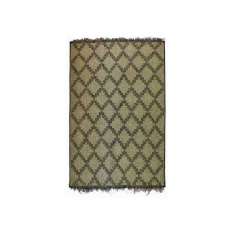 Mata drewniana z geometrycznymi kształtami Afolki Tuareg ST76TU