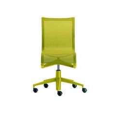 Obrotowe krzesło biurowe z siatki z regulacją wysokości na kółkach Alias ROLLINGFrame COLORS - 432_C