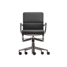 Obrotowe krzesło biurowe z podstawą 5-Spoke na kółkach Alias ROLLINGFrame+ LOW TILT SOFT 453