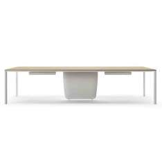 Prostokątny stół aluminiowy w stylu współczesnym Alias MEETING