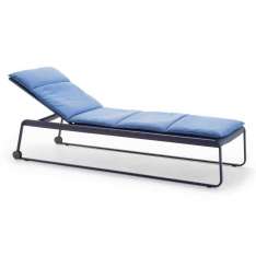 Leżak stalowy z oparciem Andreu World Aire Outdoor TU1282