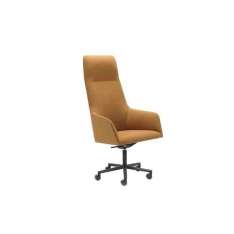 Krzesło biurowe o regulowanej wysokości z podstawą 5-Spoke na kółkach Andreu World Alya Executive SO1472