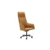 Krzesło biurowe o regulowanej wysokości z podstawą 5-Spoke na kółkach Andreu World Alya Executive SO1472