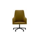 Krzesło biurowe o regulowanej wysokości z podstawą 5-Spoke na kółkach Andreu World Alya Executive SO1480