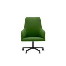 Krzesło biurowe o regulowanej wysokości z podstawą 5-Spoke na kółkach Andreu World Alya Executive SO1481