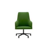 Krzesło biurowe o regulowanej wysokości z podstawą 5-Spoke na kółkach Andreu World Alya Executive SO1481