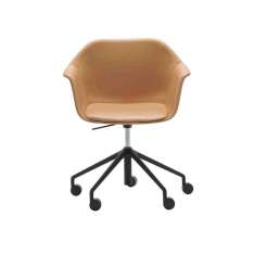 Obrotowe krzesło biurowe z podstawą 5-Spoke na kółkach Andreu World Gala SO0722
