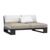 Aluminiowa sofa ogrodowa 2-osobowa Andreu World Landscape Alu SF4630