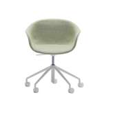 Obrotowe krzesło biurowe z tkaniny z podstawą 5-Spoke na kółkach Andreu World Next SO0498